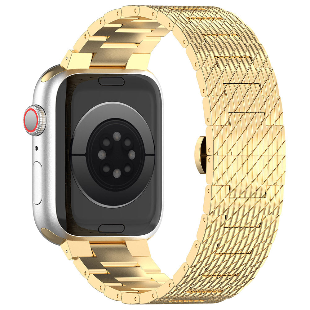 Curea Techsuit W052 pentru Apple Watch 49mm / 46mm / 45mm / 44mm / 42mm Series, Aurie