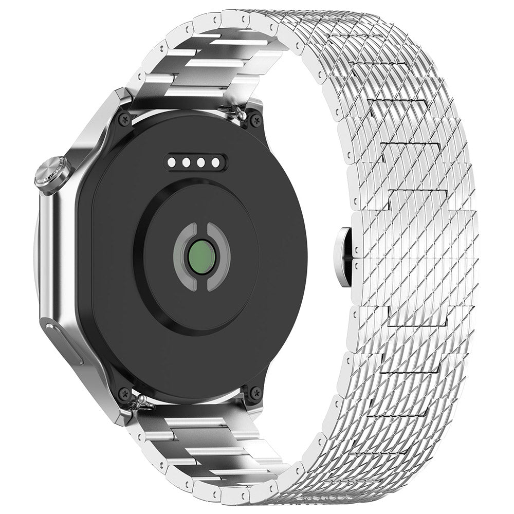 Curea Techsuit W052 pentru Samsung Galaxy Watch / Huawei Watch Series, 20mm, Argintie