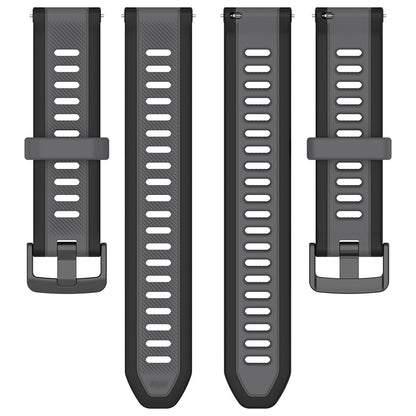 Curea Techsuit W053 pentru Samsung Galaxy Watch / Huawei Watch Series, 20mm, Albastra Inchis