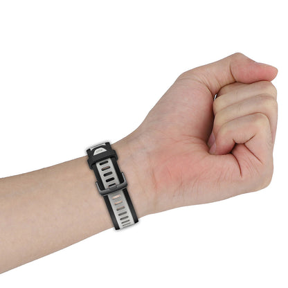 Curea Techsuit W053 pentru Samsung Galaxy Watch / Huawei Watch Series, 20mm, Gri