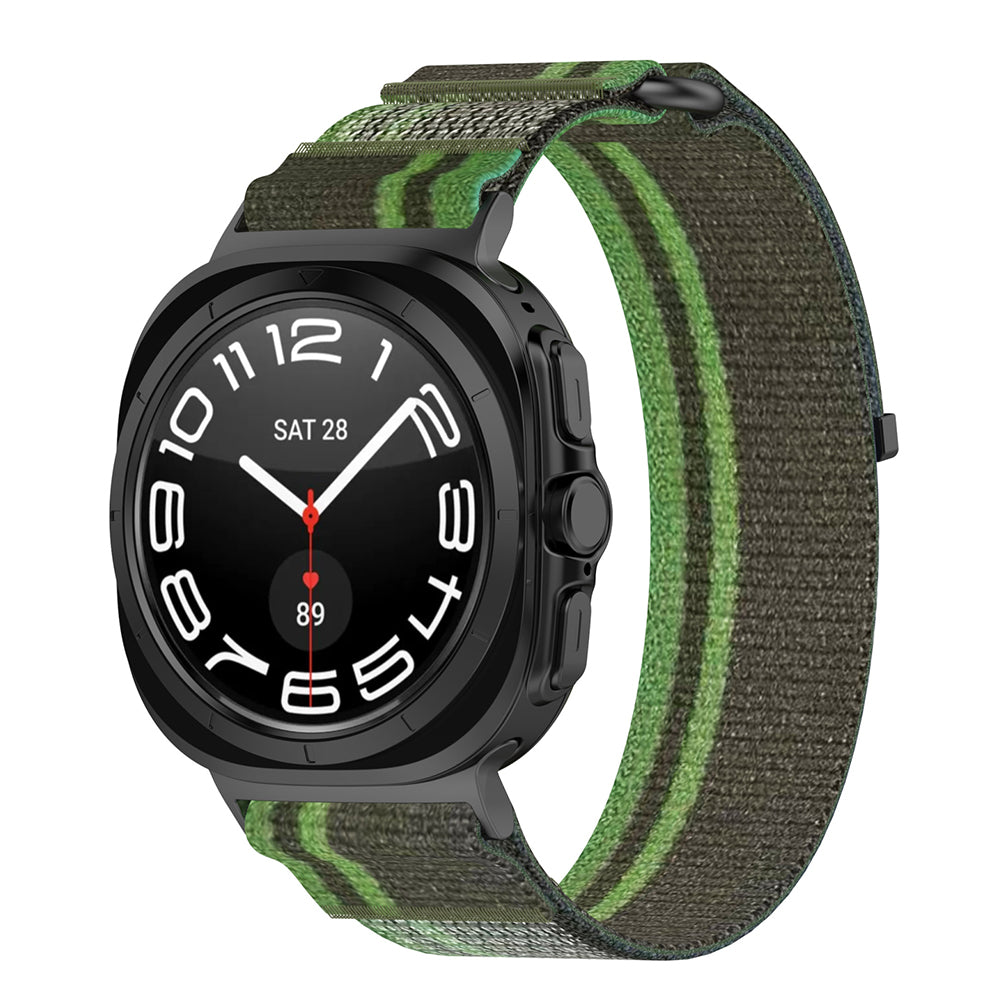 Curea Techsuit W054 pentru Samsung Galaxy Watch Ultra, Verde Inchis Gri