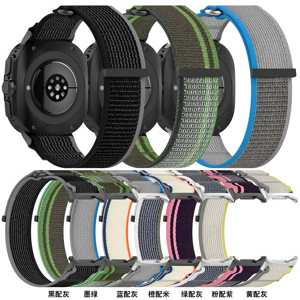 Curea Techsuit W054 pentru Samsung Galaxy Watch Ultra, Verde Inchis Gri