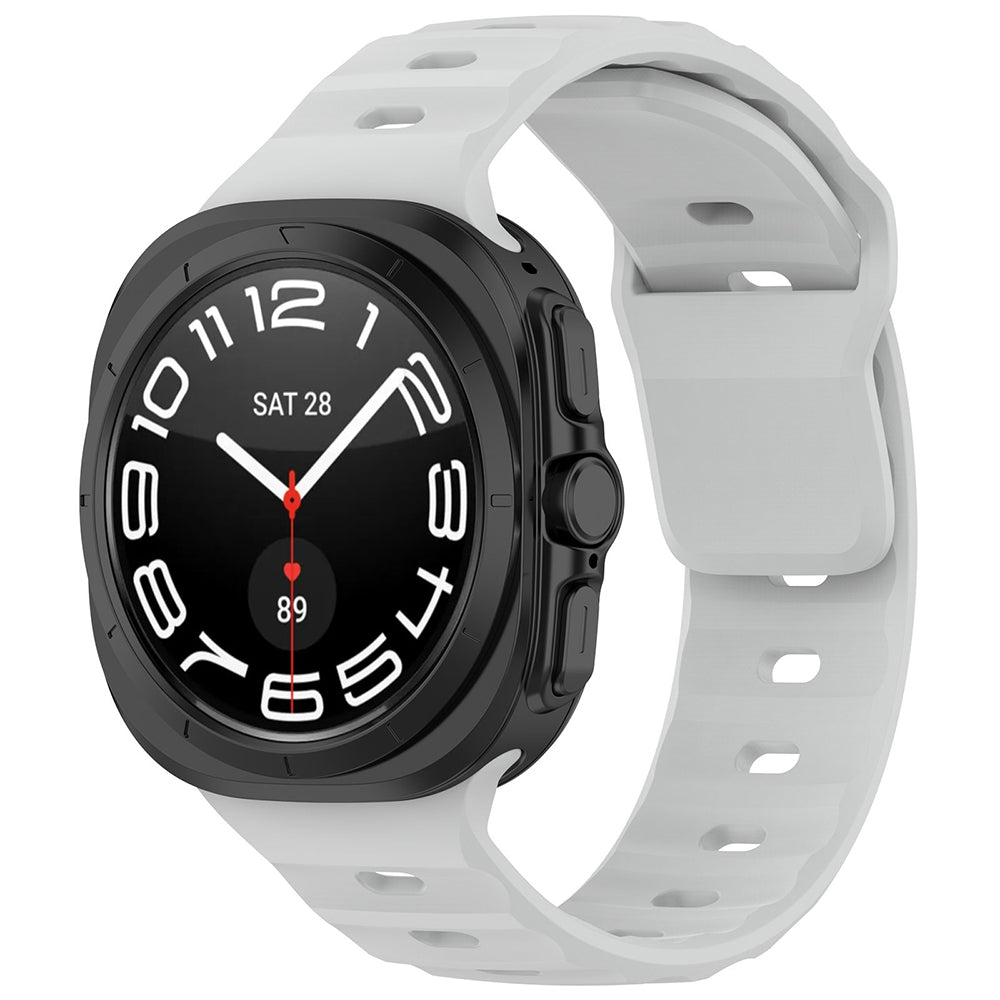 Curea Techsuit W055 pentru Samsung Galaxy Watch Ultra, Gri