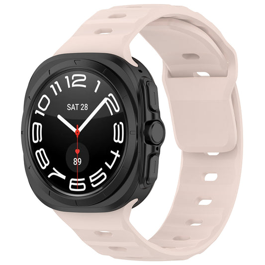 Curea Techsuit W055 pentru Samsung Galaxy Watch Ultra, Roz Deschis