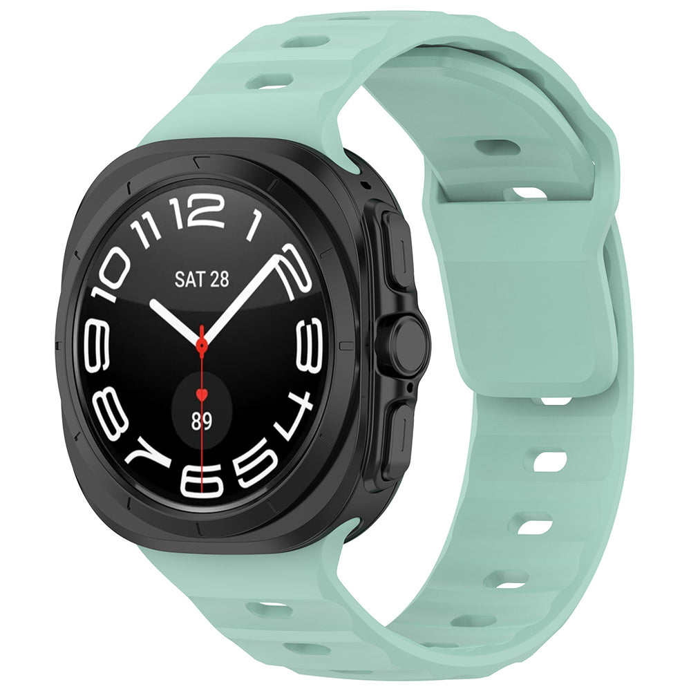 Curea Techsuit W055 pentru Samsung Galaxy Watch Ultra, Verde Deschis