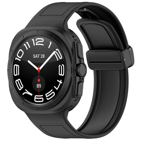 Curea Techsuit W056 pentru Samsung Galaxy Watch Ultra, Neagra
