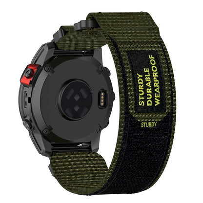 Curea Techsuit W057 pentru Garmin Instinct / Approach / Fenix Watch Series, 20mm, Verde