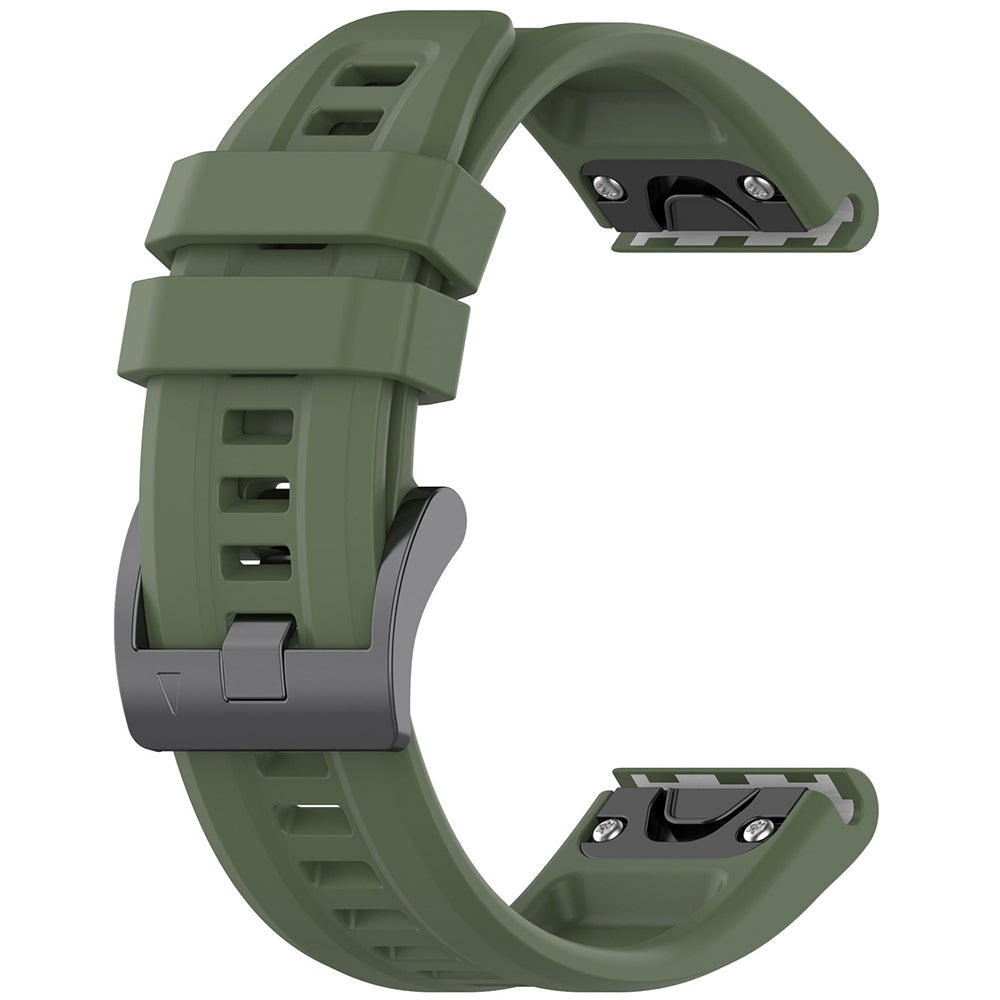 Curea Techsuit W060 pentru Garmin Instinct / Approach / Fenix Watch Series, 20mm, Verde Inchis