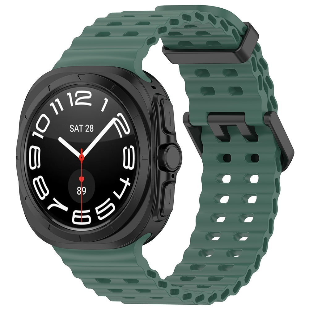 Curea Techsuit W062 pentru Samsung Galaxy Watch Ultra, Verde