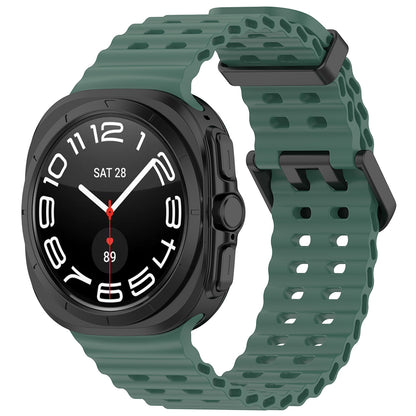 Curea Techsuit W062 pentru Samsung Galaxy Watch Ultra, Verde