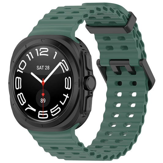 Curea Techsuit W062 pentru Samsung Galaxy Watch Ultra, Verde