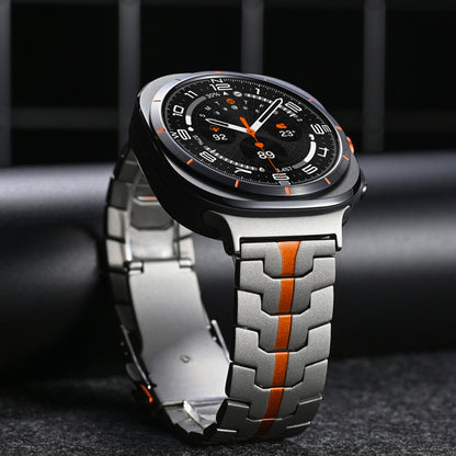 Curea Techsuit W063 pentru Samsung Galaxy Watch Ultra, Argintie
