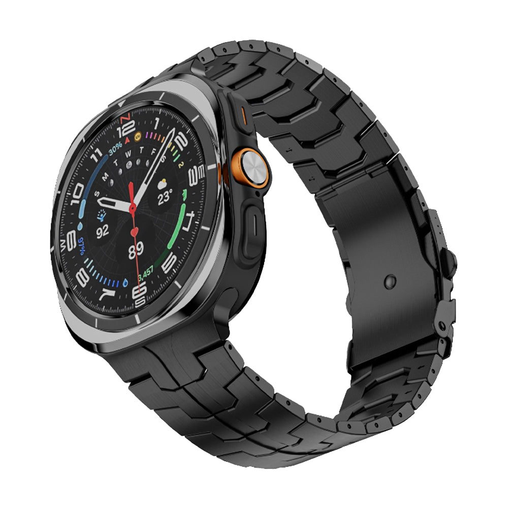 Curea Techsuit W063 pentru Samsung Galaxy Watch Ultra, Neagra