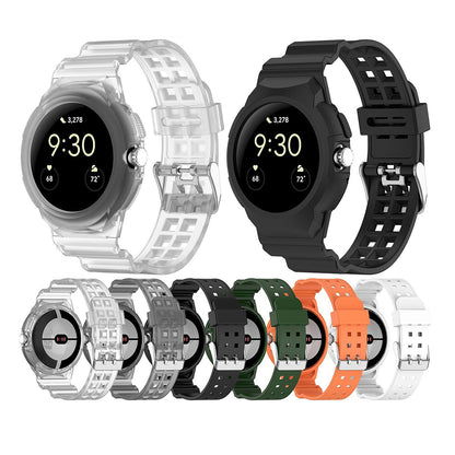 Curea Techsuit W065 pentru Google Pixel Watch 3 41mm / Watch 2 / Watch, Portocalie