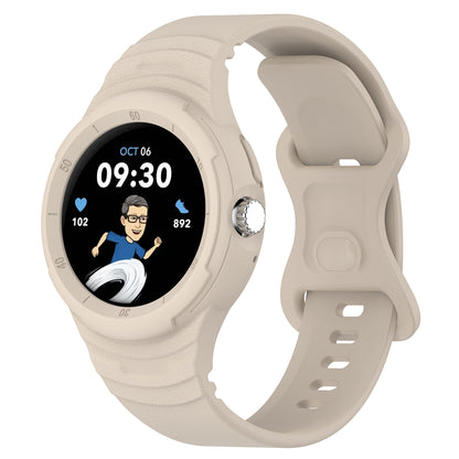 Curea Techsuit W066 pentru Google Pixel Watch 3 41mm / Watch 2 / Watch, Bej