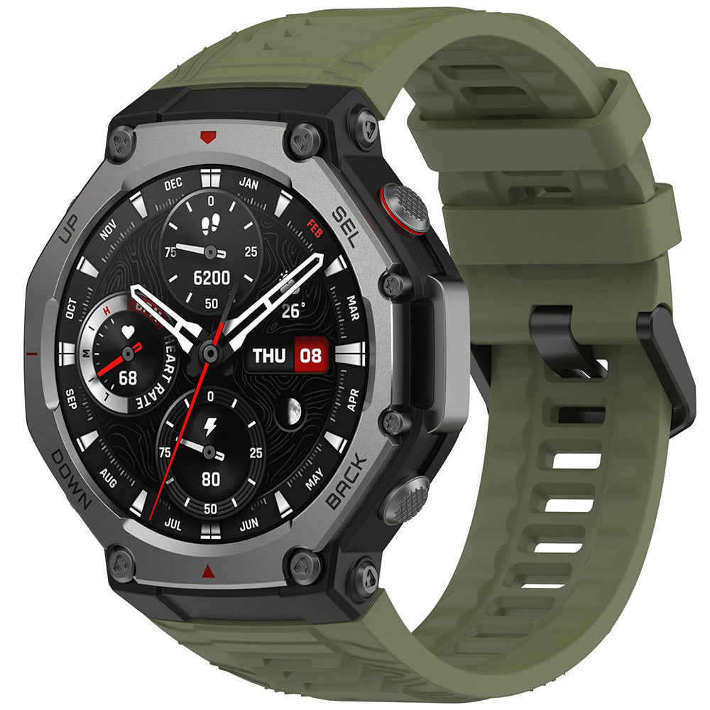Curea Techsuit W067 pentru Amazfit T-Rex 3, Verde