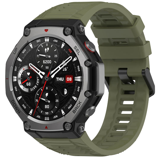 Curea Techsuit W067 pentru Amazfit T-Rex 3, Verde