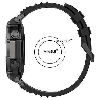 Curea Techsuit W067 pentru Amazfit T-Rex Ultra, Verde