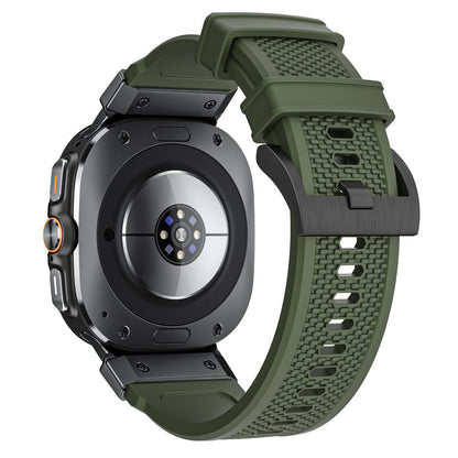 Curea Techsuit W068 pentru Samsung Galaxy Watch Ultra, Verde Neagra