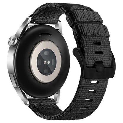 Curea Techsuit W070 pentru Samsung Galaxy Watch / Huawei Watch Series, 20mm, Neagra