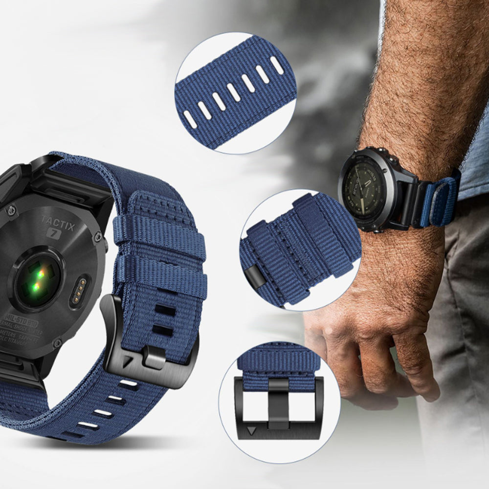 Curea Techsuit W070 pentru Samsung Galaxy Watch / Huawei Watch Series, 20mm, Neagra