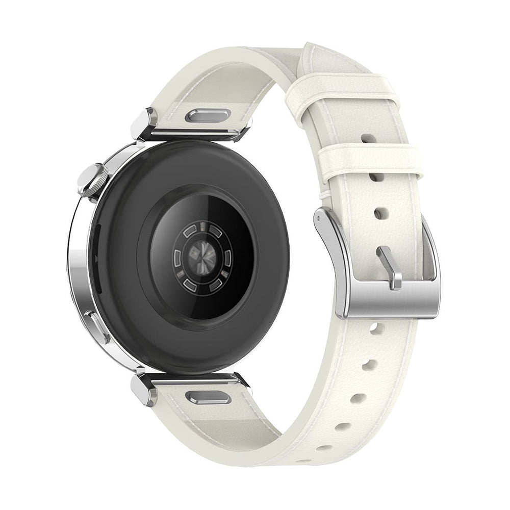 Curea Techsuit W073 pentru Huawei Watch / Garmin Watch Series, 18mm, Alba