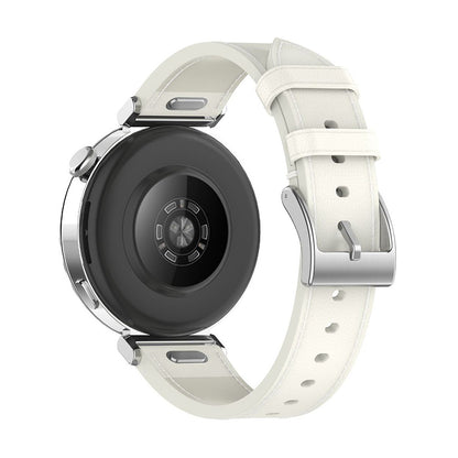 Curea Techsuit W073 pentru Huawei Watch / Garmin Watch Series, 18mm, Alba