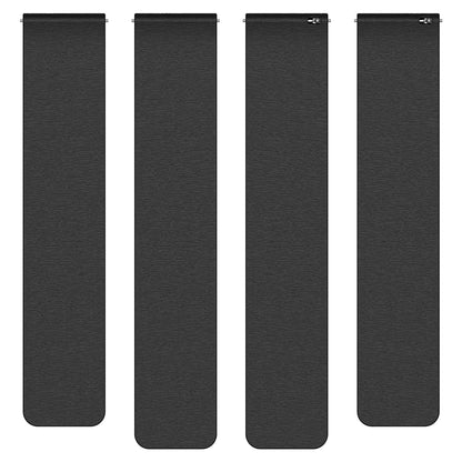 Curea Techsuit W074 pentru Samsung Galaxy Watch / Huawei Watch Series, 22mm, Neagra