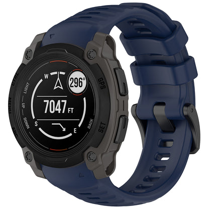 Curea Techsuit W076 pentru Garmin Instinct E 40mm, Albastra Inchis