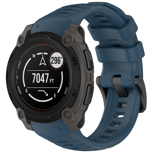 Curea Techsuit W076 pentru Garmin Instinct E 40mm, Bleumarin