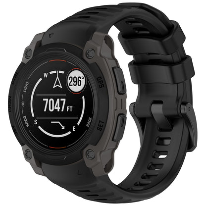 Curea Techsuit W076 pentru Garmin Instinct E 40mm, Neagra