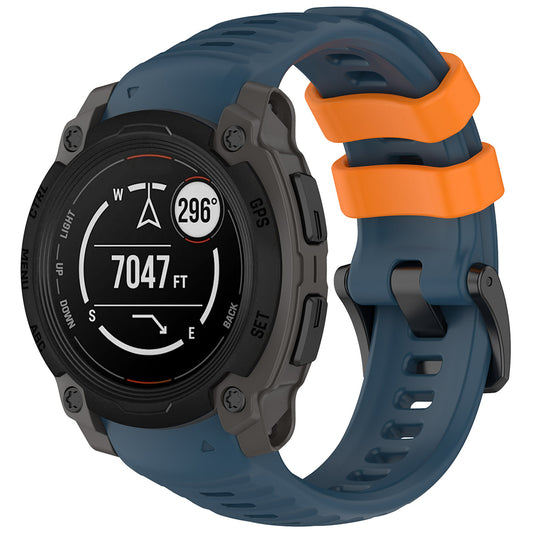 Curea Techsuit W076 pentru Garmin Instinct E 45mm, Albastra