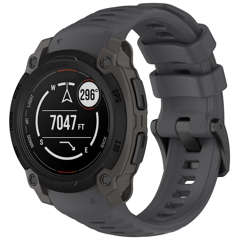 Curea Techsuit W076 pentru Garmin Instinct E 45mm, Gri