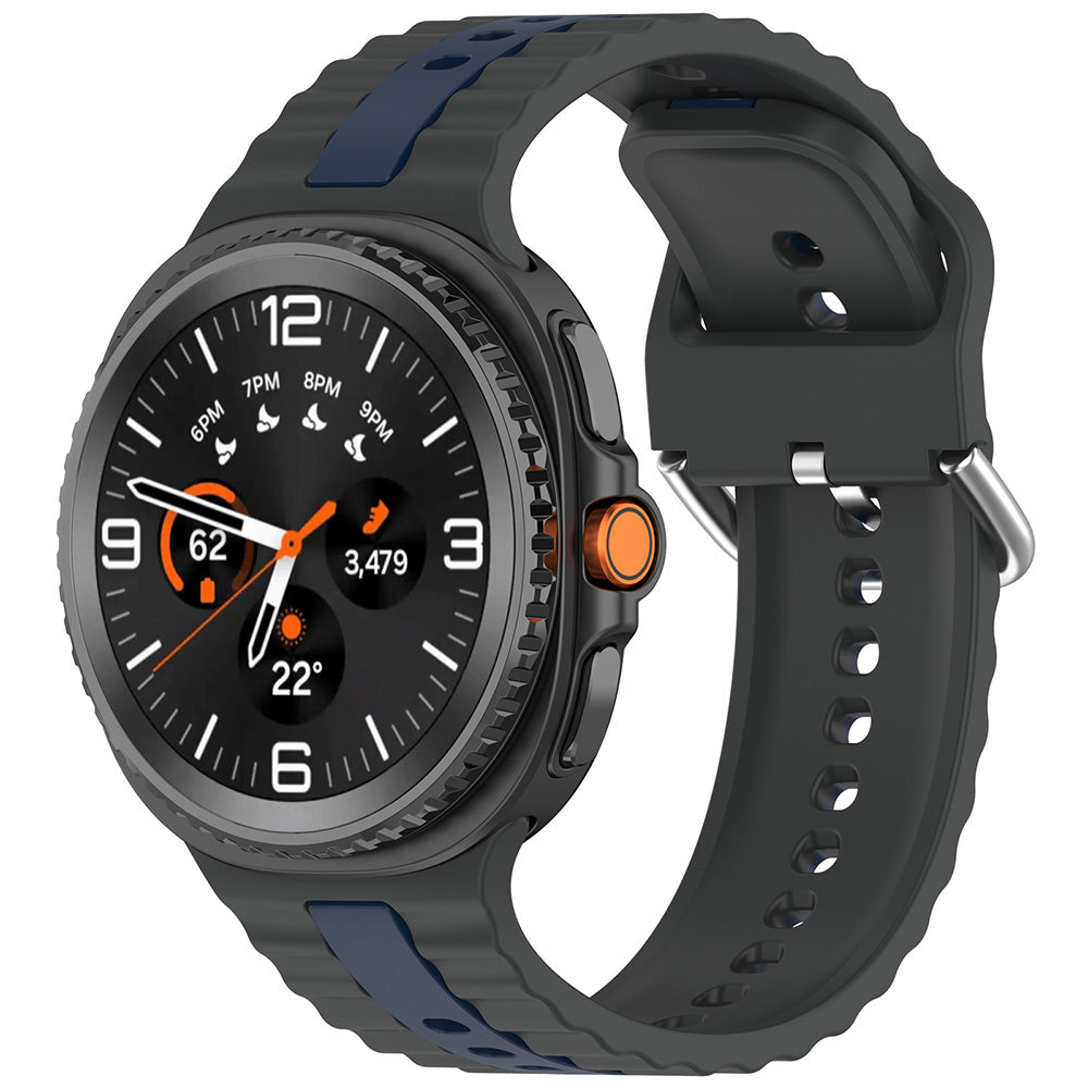 Curea Techsuit W078 pentru Samsung Galaxy Watch 8 Classic / Watch8 44mm / Watch 8 40mm, Gri