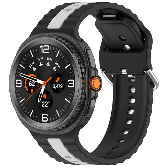 Curea Techsuit W078 pentru Samsung Galaxy Watch 8 Classic / Watch8 44mm / Watch 8 40mm, Neagra