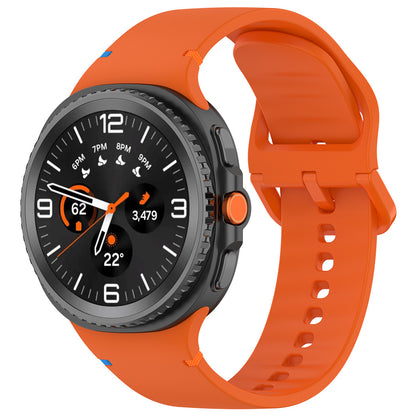 Curea Techsuit W079 pentru Samsung Galaxy Watch 8 Classic / Watch8 44mm / Watch 8 40mm, Portocalie