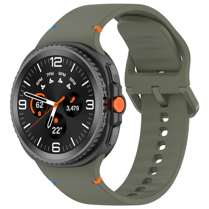 Curea Techsuit W079 pentru Samsung Galaxy Watch 8 Classic / Watch8 44mm / Watch 8 40mm, Verde