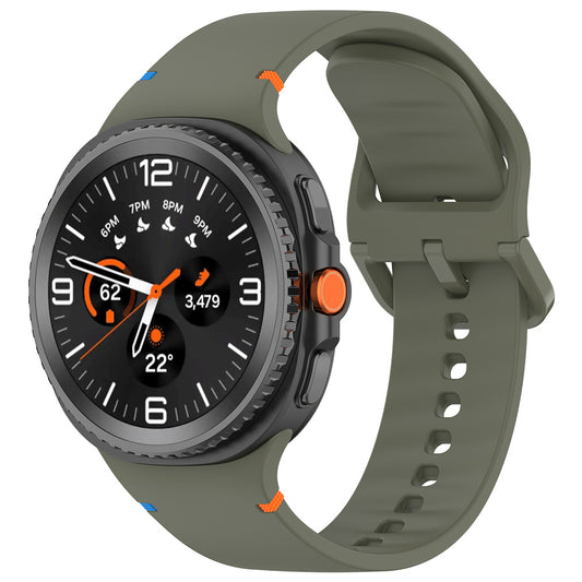 Curea Techsuit W079 pentru Samsung Galaxy Watch 8 Classic / Watch8 44mm / Watch 8 40mm, Verde