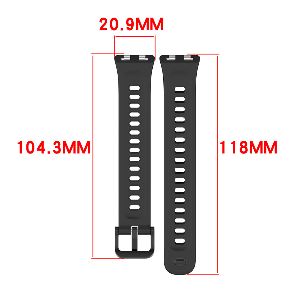 Curea Techsuit W081 pentru Huawei Band 11 / 11 Pro, Crem