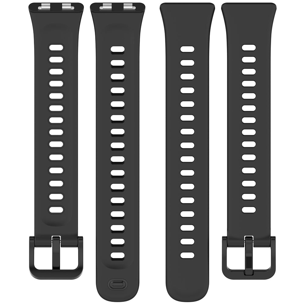 Curea Techsuit W081 pentru Huawei Band 11 / 11 Pro, Neagra