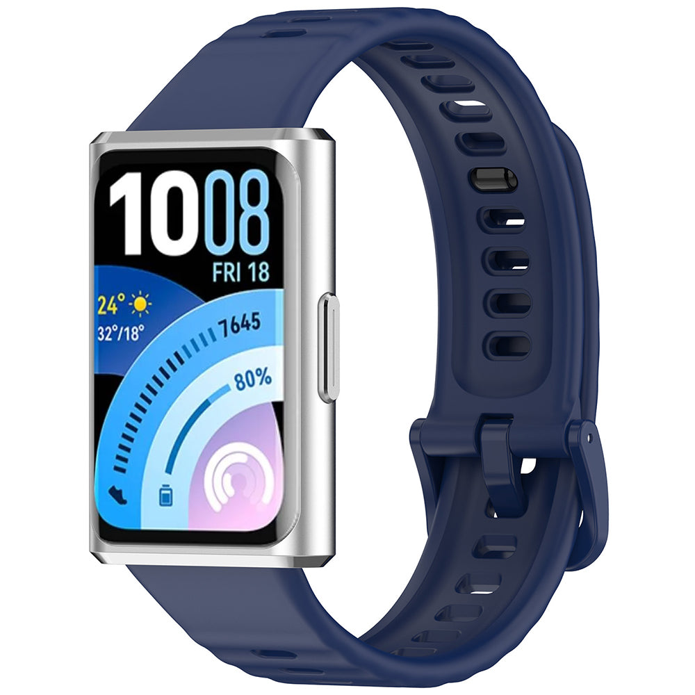 Curea Techsuit W082 pentru Huawei Band 11 / 11 Pro, Bleumarin