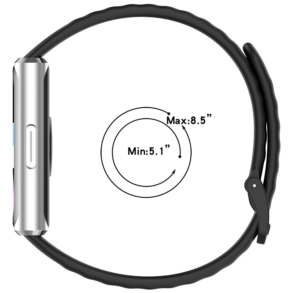 Curea Techsuit W082 pentru Huawei Band 11 / 11 Pro, Bleumarin