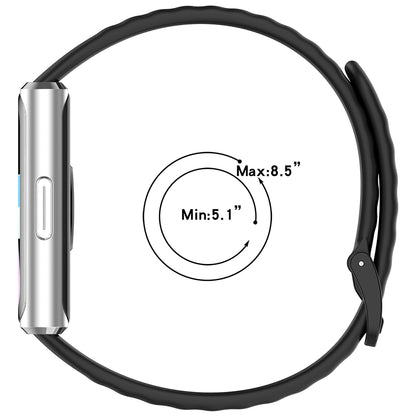 Curea Techsuit W082 pentru Huawei Band 11 / 11 Pro, Bleumarin