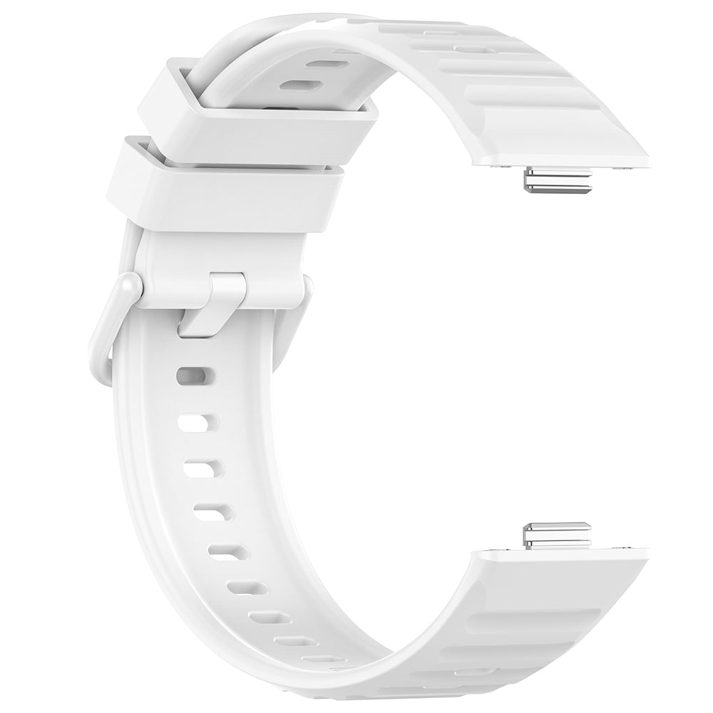 Curea Techsuit W082 pentru Huawei Watch Fit 5 Pro, Alba