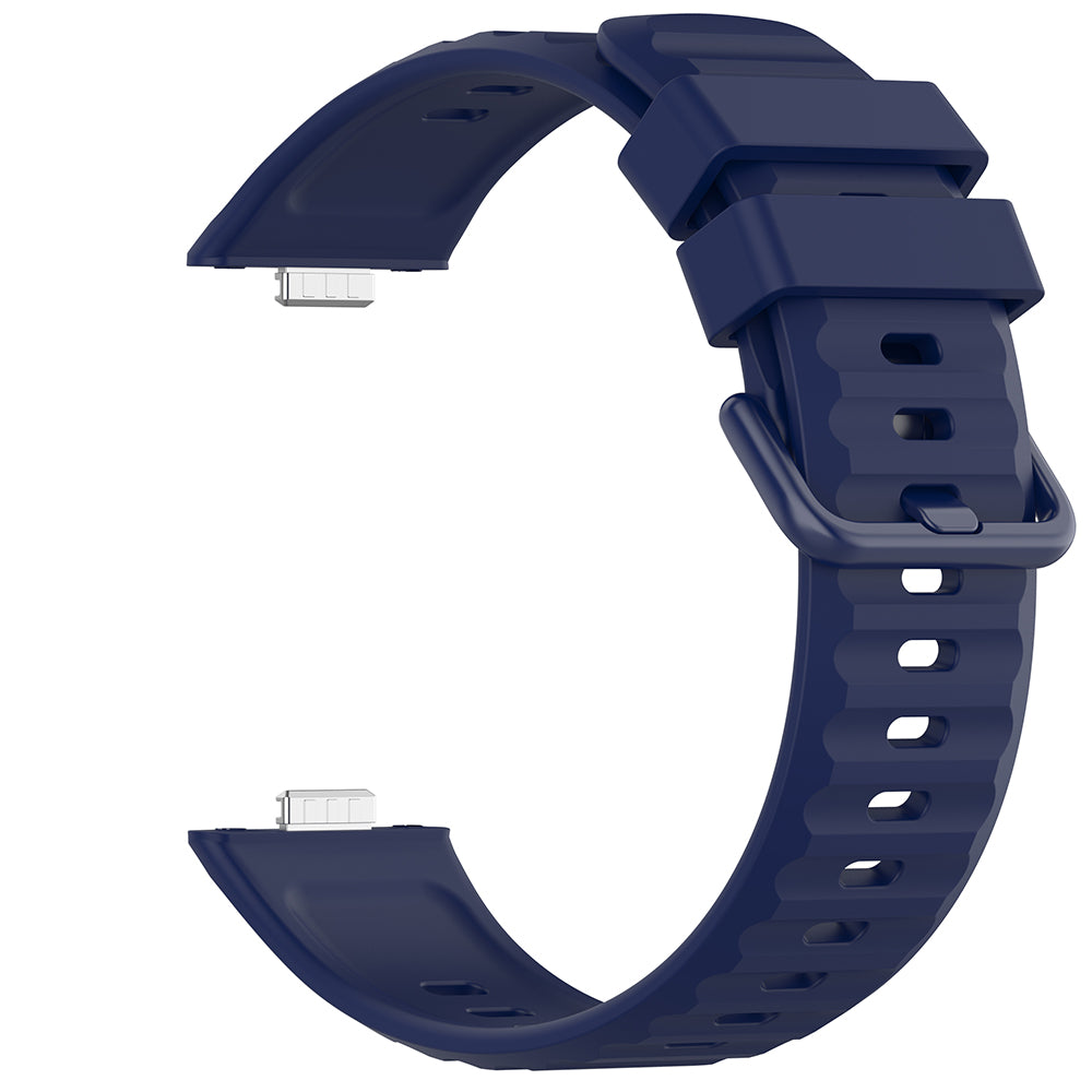 Curea Techsuit W082 pentru Huawei Watch Fit 5 Pro, Bleumarin