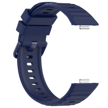 Curea Techsuit W082 pentru Huawei Watch Fit 5 Pro, Bleumarin