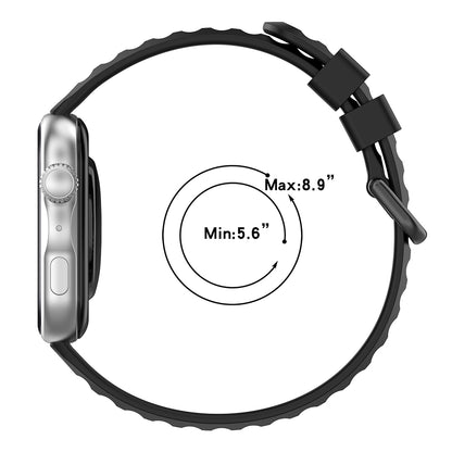 Curea Techsuit W082 pentru Huawei Watch Fit 5 Pro, Bleumarin