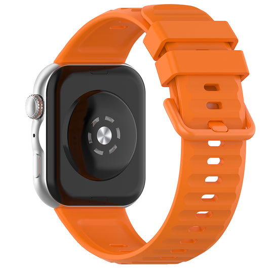 Curea Techsuit W082 pentru Huawei Watch Fit 5 Pro, Portocalie