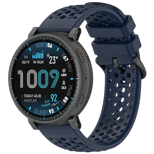 Curea Techsuit W083 pentru Amazfit Watch / Samsung Watch Series, 22mm, Bleumarin