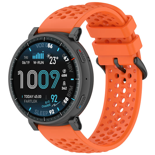 Curea Techsuit W083 pentru Amazfit Watch / Samsung Watch Series, 22mm, Portocalie